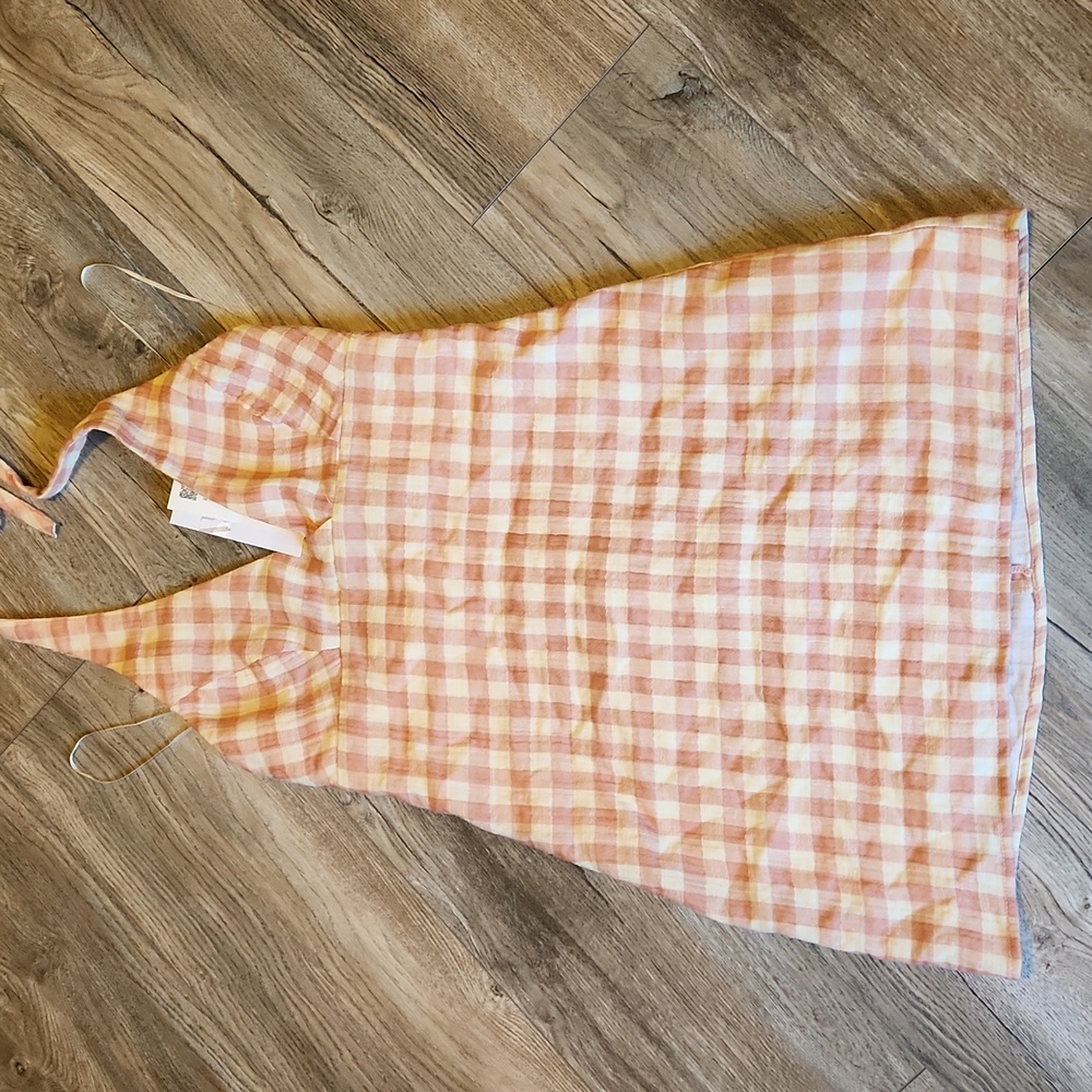 Zara Rose checkered Tank top size Medium